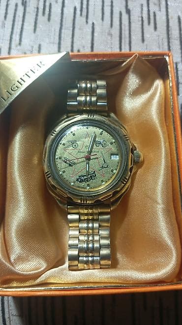 Смарт браслеты: Наручные часы, Vostok, цвет - Золотой — 3