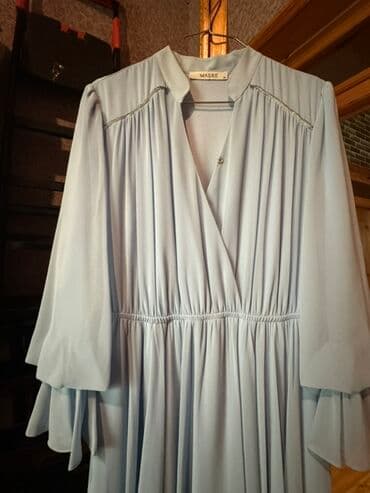 zerli don: Mavi rəngli uzun don – MAGRO brendli. Mere Fashiondan 189 mana alınıb — 3