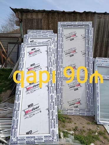 ayna qapı: Yeni Plastik qapı 80x200 sm Ödənişli quraşdırma, Ödənişli çatdırılma — 1