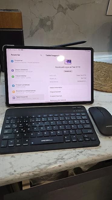 Samsung: Samsung Galaxy Tab S7 FE (SM-T733) planşet dəsti Xüsusiyyətlər: - — 1