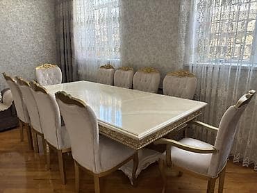 Qonaq otağı üçün, Açılmayan, Dördbucaq masa