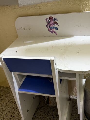 rezin pol: Oğlan və qız üçün, Siyirməsiz, Yazı masası, Stulsuz — 2