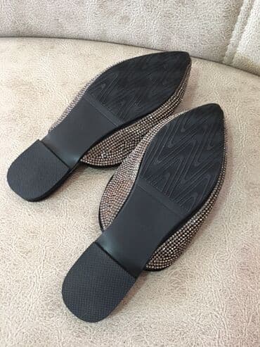 женские слипоны на высокой подошве: Ölçü: 37, rəng - Boz, Yeni — 5