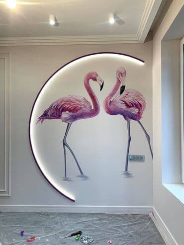 tank şəkli çəkmək: Divar rəsimlərinin çəkilməsi🎨 Qiymət rəsmə və onun ölçüsünə uyğun — 5