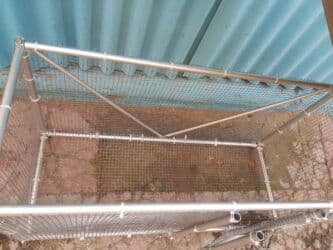 cuce dami: 1m×40sm aliminium profil temiz keyfiyetli yaxsi veziyetde.dovsan cuce — 3