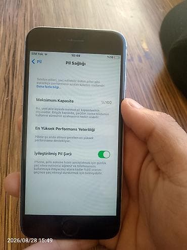 dgi mikrofon: IPhone 6s, 64 GB, Space Gray, Barmaq izi — 1