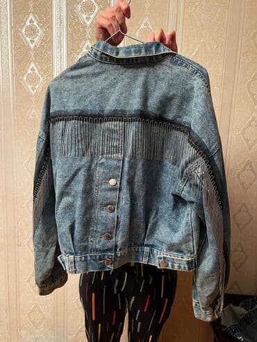 m razmer necedi: Cins kurtka, Mavi, M — 2