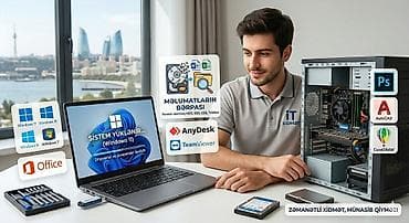 Peşəkar kompüter xidmətləri Təklif olunan işlər: - Windows