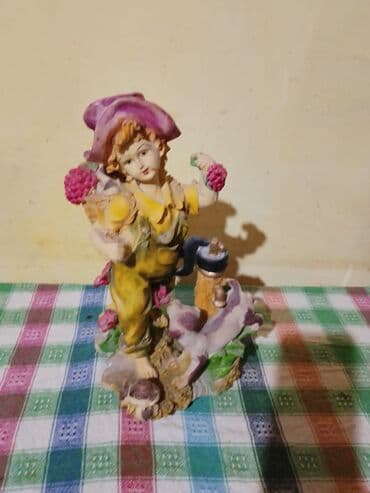 Fiqur, Keramika, rəng - Sarı