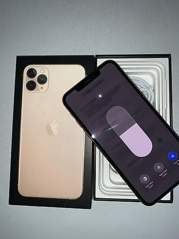 iphone 12 pro ikinci el: IPhone 11 Pro Max, 64 GB, Qızılı, Face ID — 2