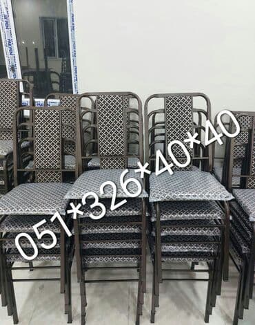 stol və stul dəstləri: Yeni, Sadə stul, Metal, Azərbaycan — 16