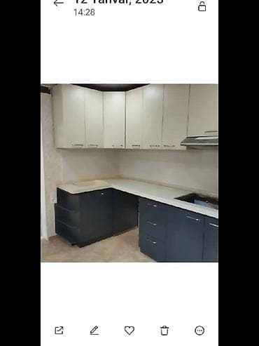 Mətbəx mebeli və yemək otağı stulları dəsti - Mətbəx mebeli: L