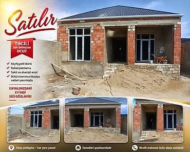 kireditle heyet evleri: 100 kv. m, 3 otaqlı — 2