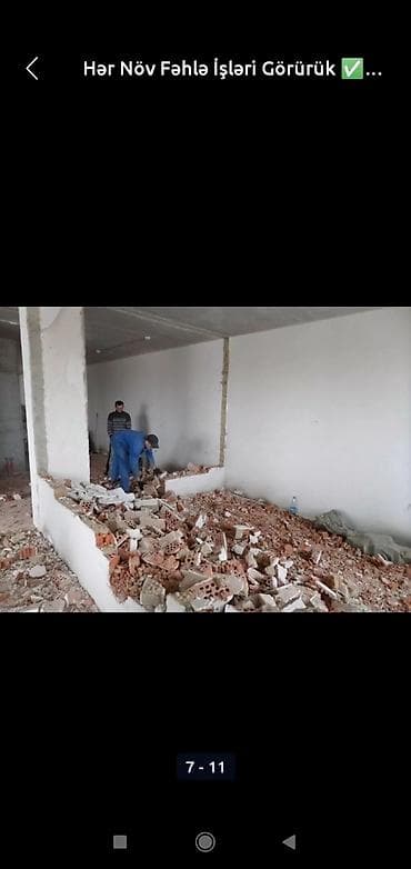 pol parket isi: Hər cür işə gedirik: söküntü yük daşıma ev işləri həyət təmizləmə agac — 3