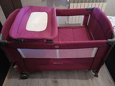 Oğlan və qız üçün, Dördbucaq, Beşik, Dəstsiz, Matras ilə, Yellənmə mexanizmsiz — 1