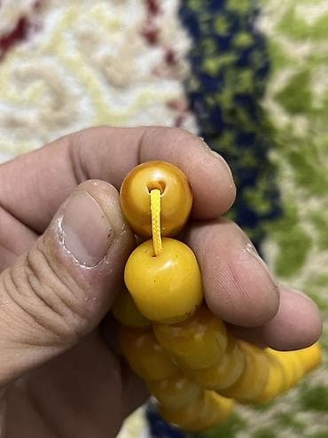 gümüş təsbeh: Salam cox qedimi antik Sandalos Alman kehrebasi satiram ozune mexsus — 3