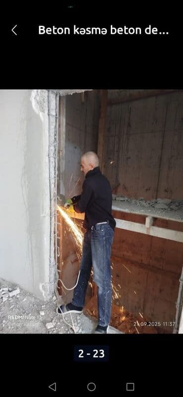 printer ustası: Beton kesme iş yeri görürük qiyməti razılaşma yolu ile — 1