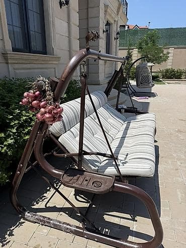 2 el: Yeni, Divan-yelləncək, Zontiksiz, Metal — 1