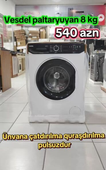 samsun a25: Paltaryuyan maşın 8 kq, Yeni, Pulsuz çatdırılma — 4