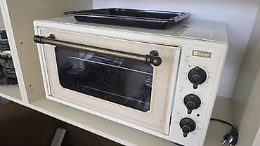 Silver elektrikli mini soba. Mətbəxdə az yer tutan, bişirmə və