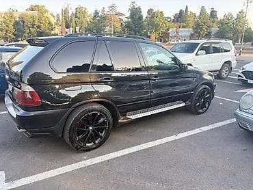 bmw salonu: BMW X5 (E53) – qara rəng, tam ölçülü premium SUV Texniki və dizayn — 3