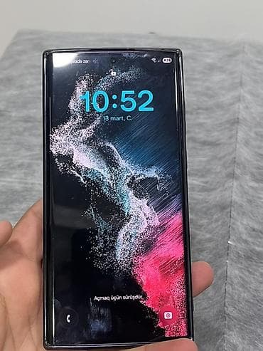 iphone 12 pro islenmis: Samsung Galaxy S22 Ultra, 256 GB, rəng - Bənövşəyi, Simsiz şarj — 1
