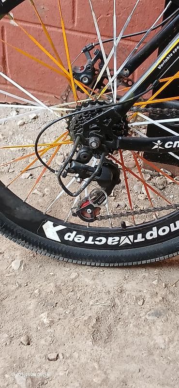 işlənmiş velosipedler: Dağ velosipedi – Спортмастер brendli, 26” təkərli Xüsusiyyətlər: - 26 — 4