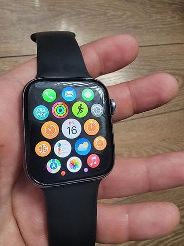 apple watch icloud: İşlənmiş, Smart saat, Apple, Sensor ekran, rəng - Qara — 4