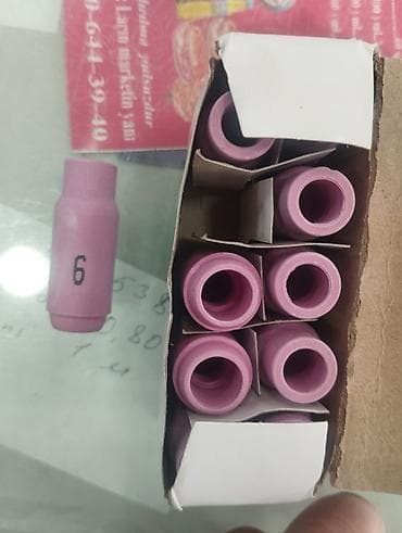 Məhsul: TIG qaynaq üçün keramika/bor nitrat şlanq ucu (nozzle) dəsti lalafo.az -da Məhsul: TIG qaynaq üçün keramika/bor nitrat şlanq ucu (nozzle) dəsti