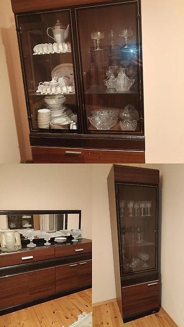 Yemək otağı üçün vitrin və bufet dəsti 3ü 150azn - Dəst tərkibi: - lalafo.az -da Yemək otağı üçün vitrin və bufet dəsti 3ü 150azn - Dəst tərkibi: -