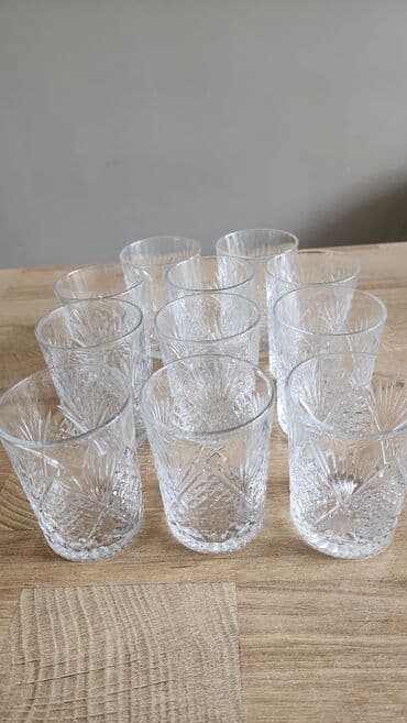 двери бу: Стаканы, цвет - Белый, Хрусталь, Набор из 12 шт. — 2