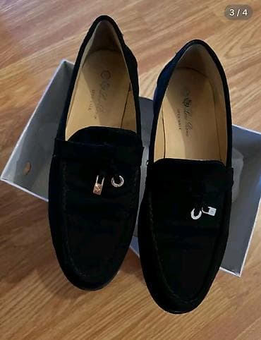 makasın: Loro Piana “Open Walk” mokasinləri - Rəng: qara - Model: Open Walk — 3