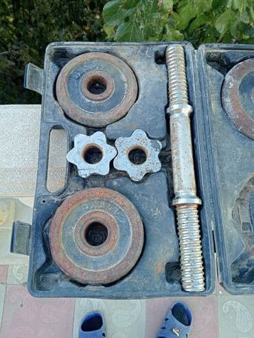 ştanq qantel: Tənzimlənən dambıl dəsti - Komplekt: 1 ədəd metal dambıl qolu — 2