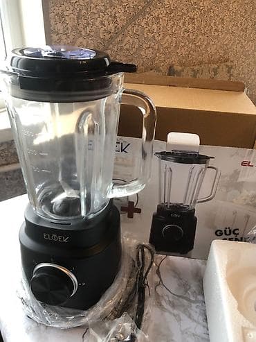 blender: ELOEK stolüstü blender seti Xüsusiyyətlər: - Şüşə qab: qalın, ölçü — 2