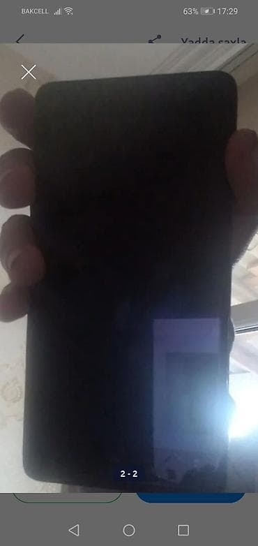 telefon sensor: Smartfon - Tam ekranlı, nazik çərçivəli dizayn - Sensorlu ekran, ön — 1