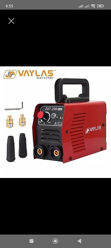 svarka: VAYLAS ZX7-200 Mini inveror qaynaq aparatı - Növ: MMA (elektrodla — 1