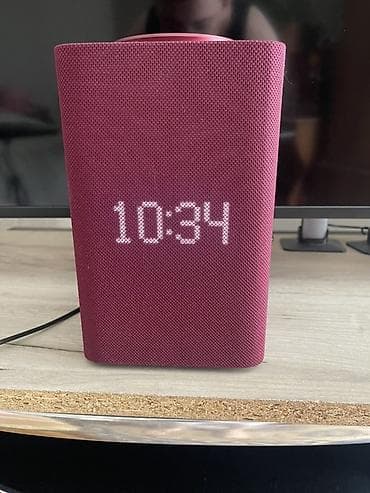 mikrafonlar: Yandex Kolonka, Növ - Smart, rəng - Bənövşəyi — 3