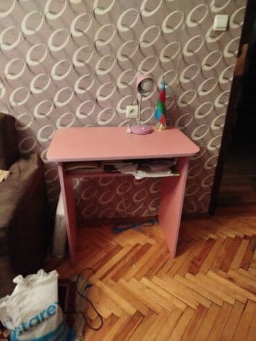 белый офисный стол: Для девочки и мальчика, Письменный стол — 2