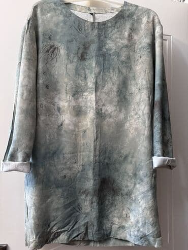 uzyn koynek fasonlar: 280 azn alınıb 1 defe geyilib Qadın tunik/köynək - Rəng: boz-yaşıl — 1