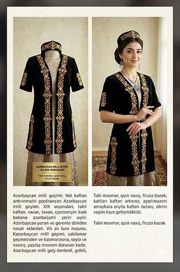 xonça satışı: Məhsul: Milli geyimlərin Satışı — 1