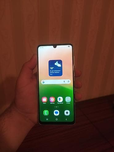 usb port: Samsung Galaxy A33 5G, 128 GB, rəng - Göy, Barmaq izi — 8