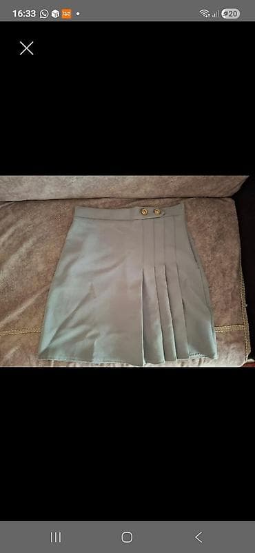 Qadın geyim dəsti – 4 ədəd ətək və bluz/korset - Ağ rəngli çoxqatlı — 2