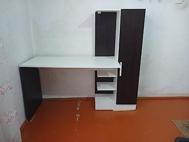 taxta masa: Künc masa, Polkalı, Siyirməsiz, MDF, Zəmanətsiz, Kredit yoxdur — 1