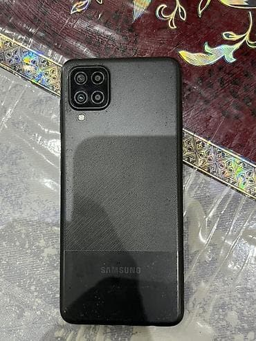 samsung note 1: Samsung Galaxy A12, 128 GB, rəng - Qara, İki sim kartlı — 2