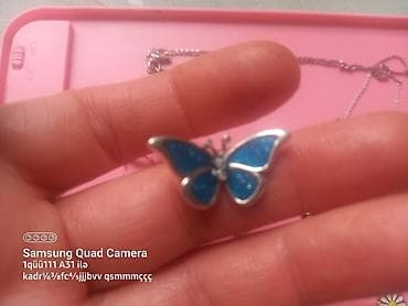 sirqa modelleri: Dəstə daxildir: Üzük, Sırğa, Kulon, Gümüş, 925 Əyar — 5