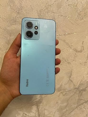 telofon redmi: Redmi Note 12, 128 GB, rəng - Göy, Sensor, Barmaq izi, İki sim kartlı — 1