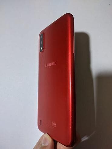 whatsapp iptv: Samsung Galaxy A01, 16 GB, rəng - Qırmızı, İki sim kartlı — 4