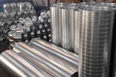 boru yapışdıran: Havalandırma sistemləri üçün istifadə olunan, metal materialdan — 5