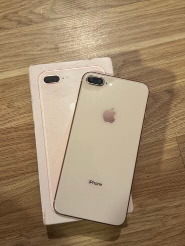 IPhone 8 Plus, 64 GB, Rose Gold, Barmaq izi