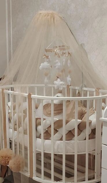 işlənmiş arisdon: Beşik satışdadı‼️ Bortik hədiyyə✅ ▪️Təkərləri yoxdu, amma yellənir▪️ — 1